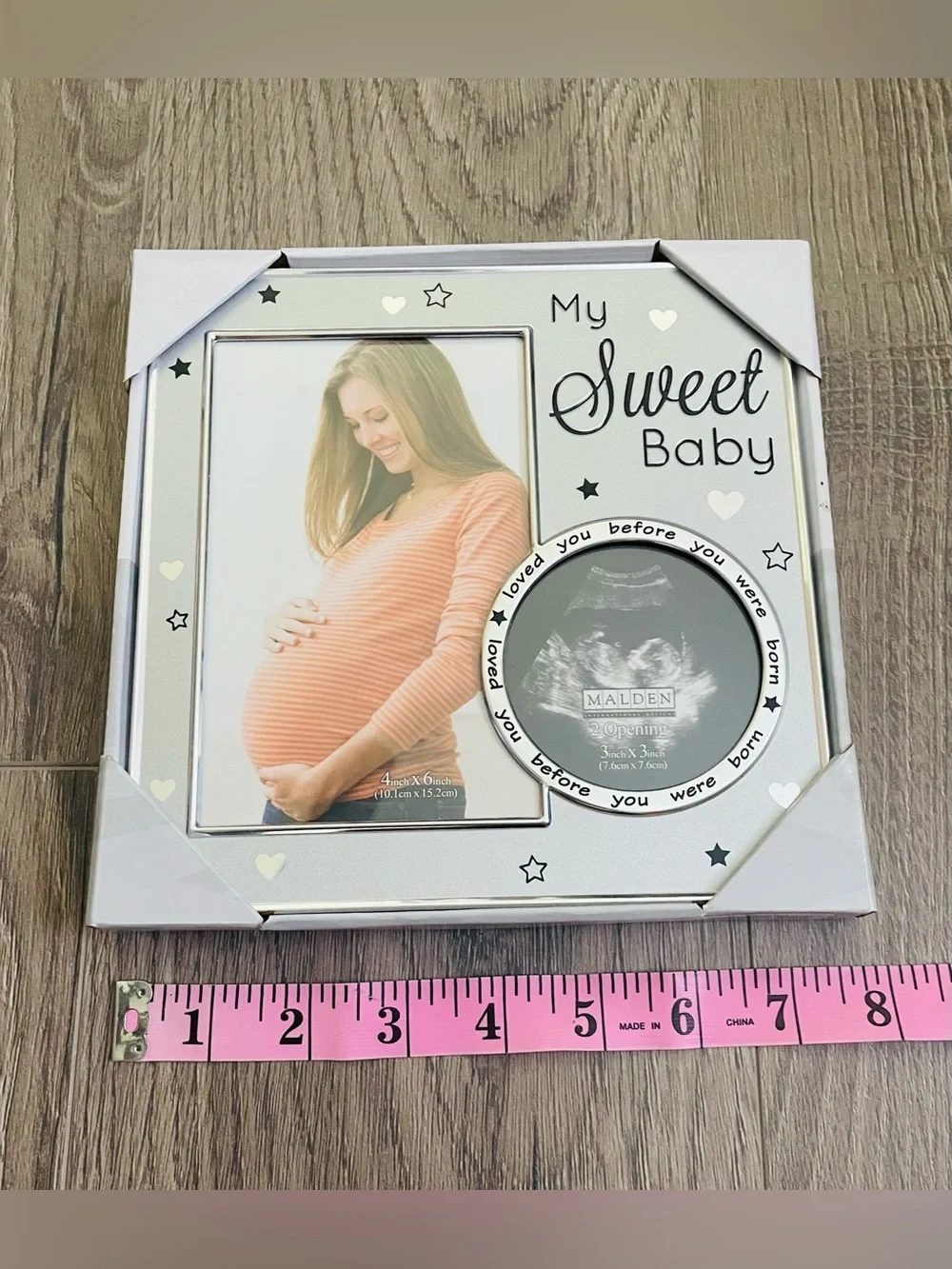 Malden International Designs Picture Frame My Sweet Baby Pregnancy Sonogram New